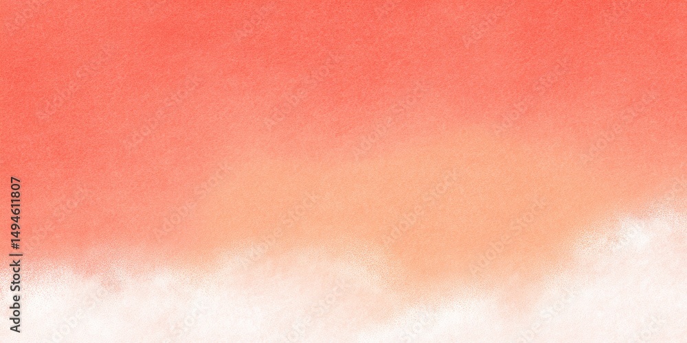 Fototapeta premium beauty ppt background, layered orange, coral, red, cherry, dark red colors brush textures, soft depth, subtle, minimalist.