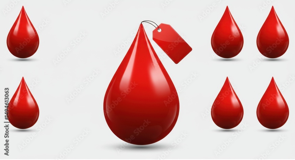 Obraz premium Blood Donation Campaign: Donate Blood Save Lives Graphics Design