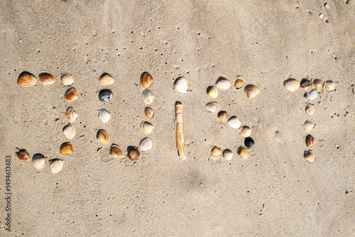 Name of Island Juist formed with mussels on sand