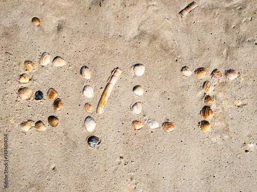 Name of Island Sylt formed with mussels in sand