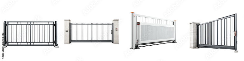 Automatic sliding security gates for residential and industrial properties Automatic sliding security gates for residential and industrial properties