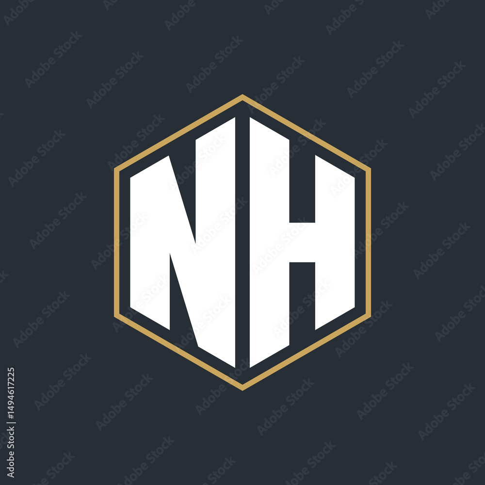 Modern Luxury Letter Monogram Logo with Polygon Frame Design
Modern Luxury Letter Monogram Logo with Polygon Frame Design