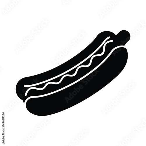 hot dog vector illustration