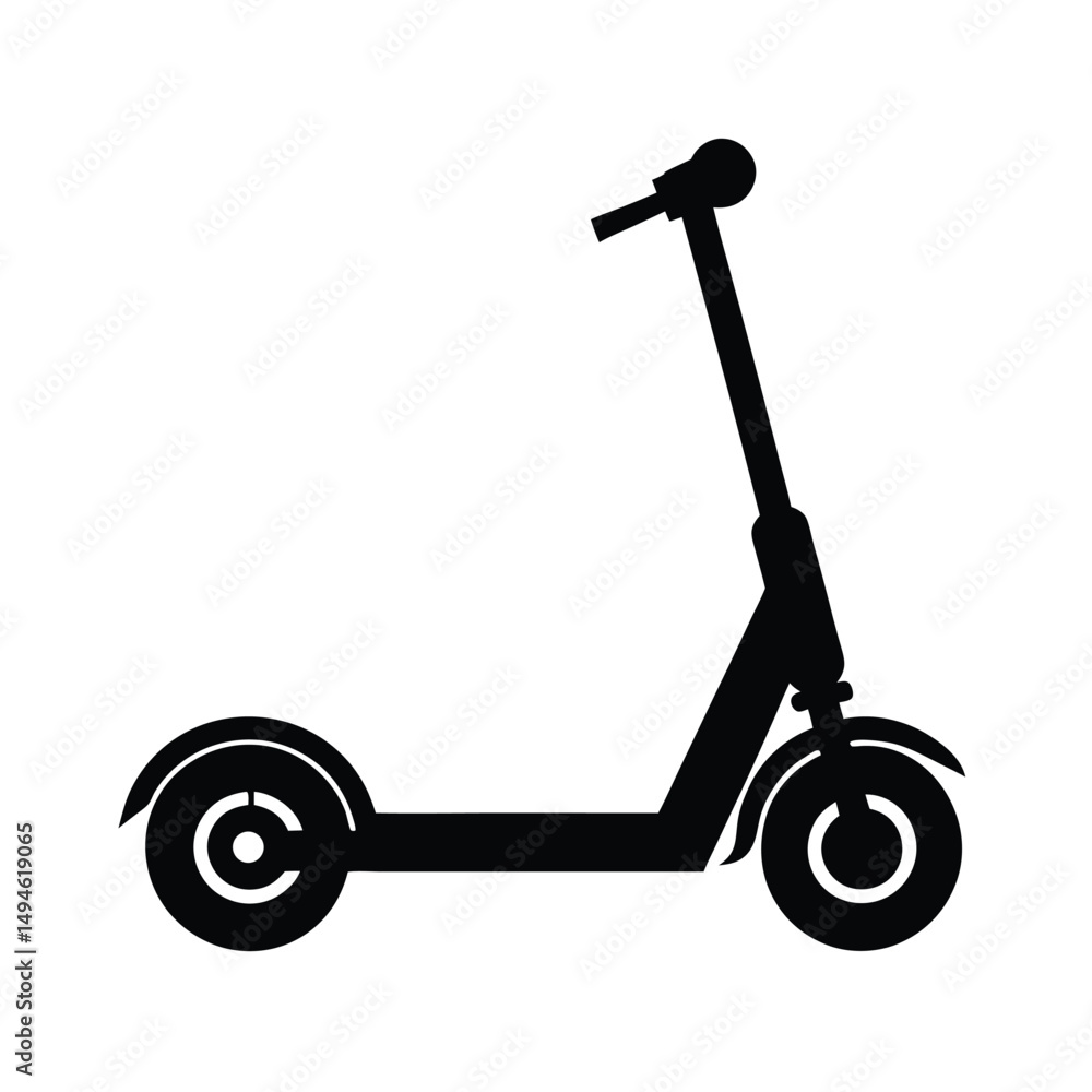 blue scooter isolated on white blue scooter isolated on white