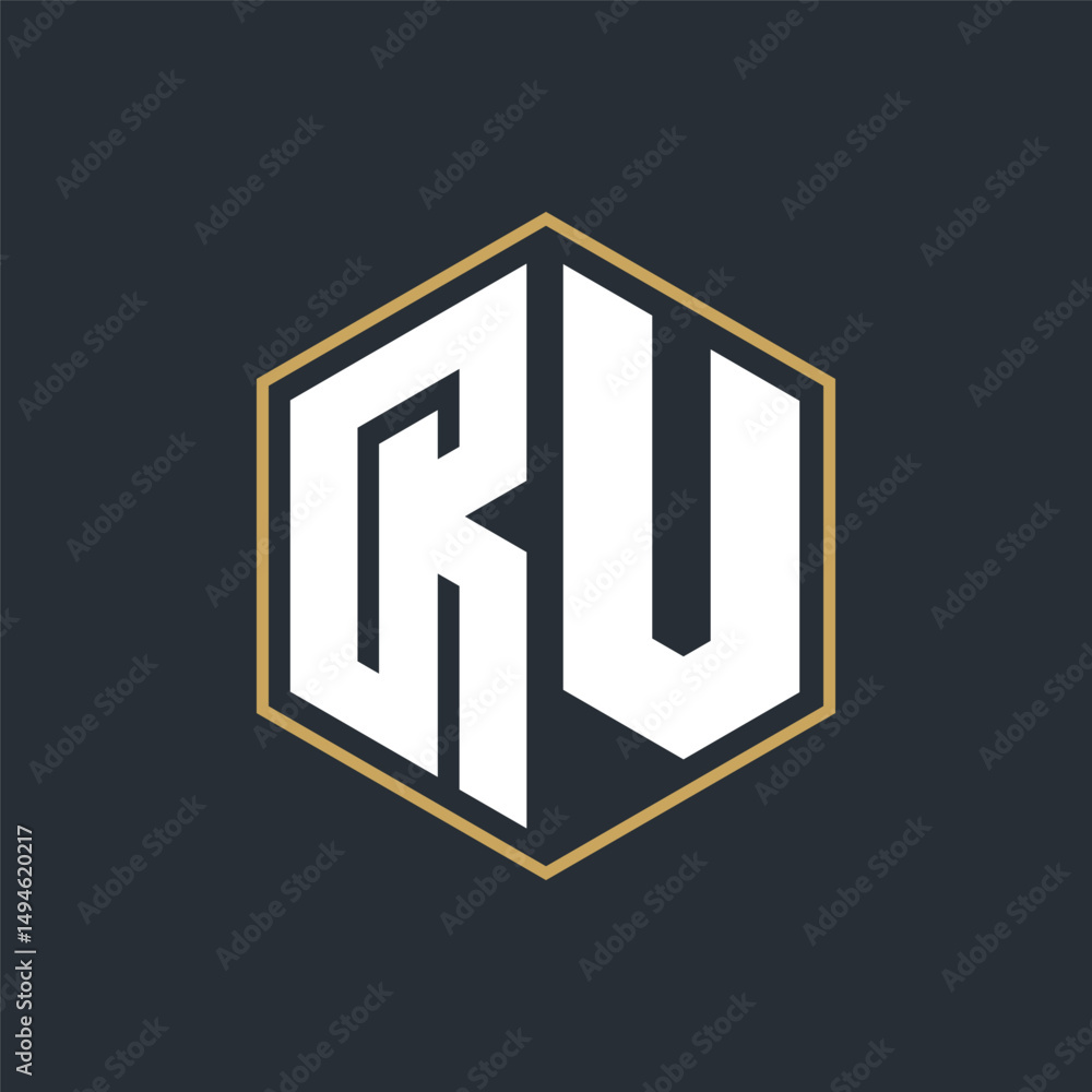 Modern Luxury Letter Monogram Logo with Polygon Frame Design
Modern Luxury Letter Monogram Logo with Polygon Frame Design