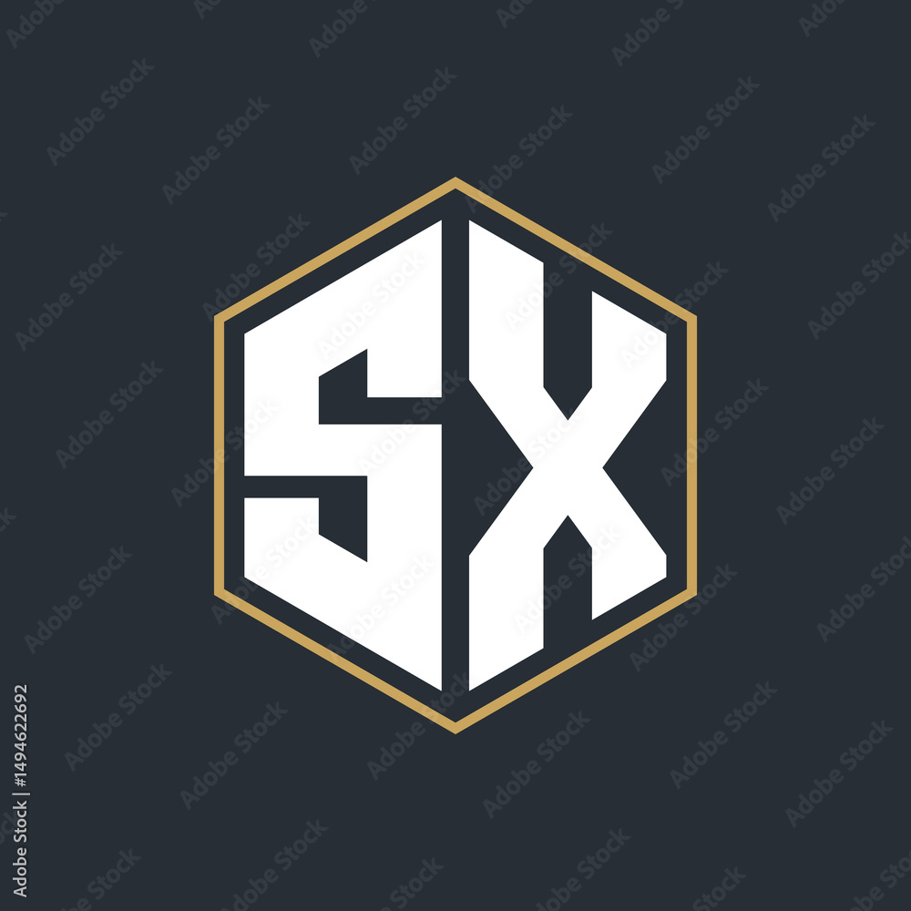 Modern Luxury Letter Monogram Logo with Polygon Frame Design
Modern Luxury Letter Monogram Logo with Polygon Frame Design