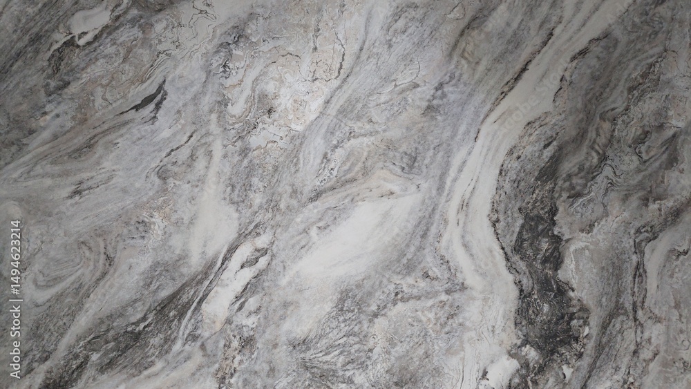 Obraz premium Close-up of a marble surface with patterns, ideal for use as a background, texture, or design element in architecture and interior decor.