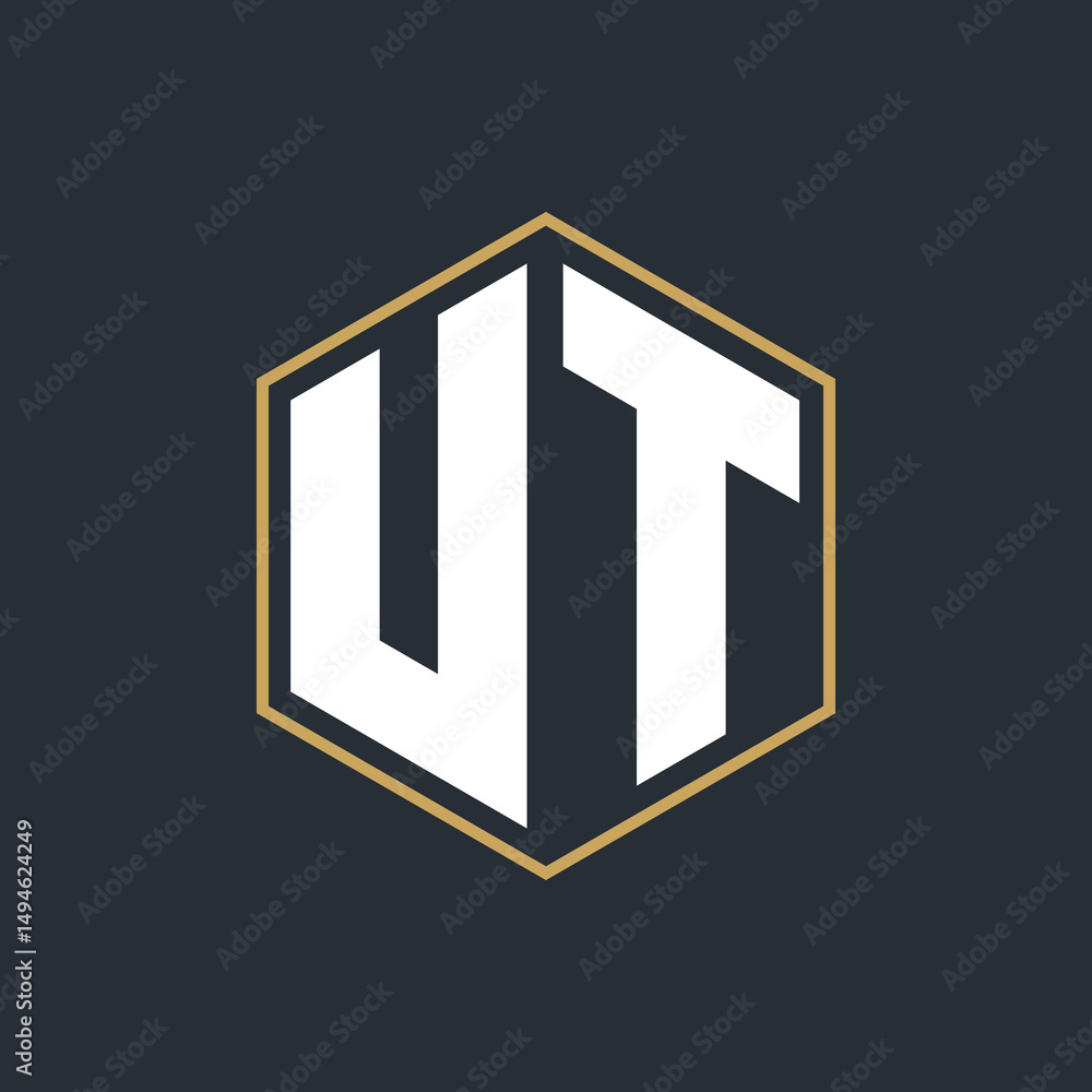 Modern Luxury Letter Monogram Logo with Polygon Frame Design
Modern Luxury Letter Monogram Logo with Polygon Frame Design