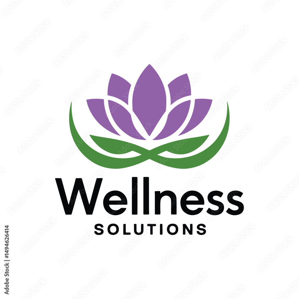 Obraz premium Wellness Logo Design Vector