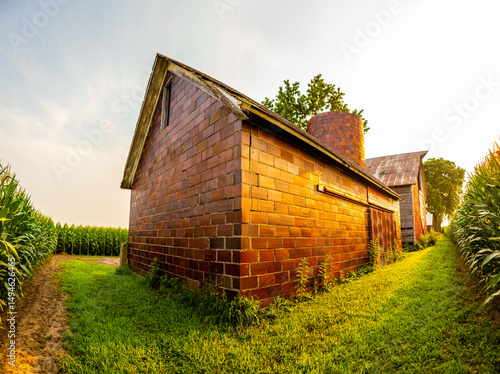 Brick Barn in Leonore Illinois