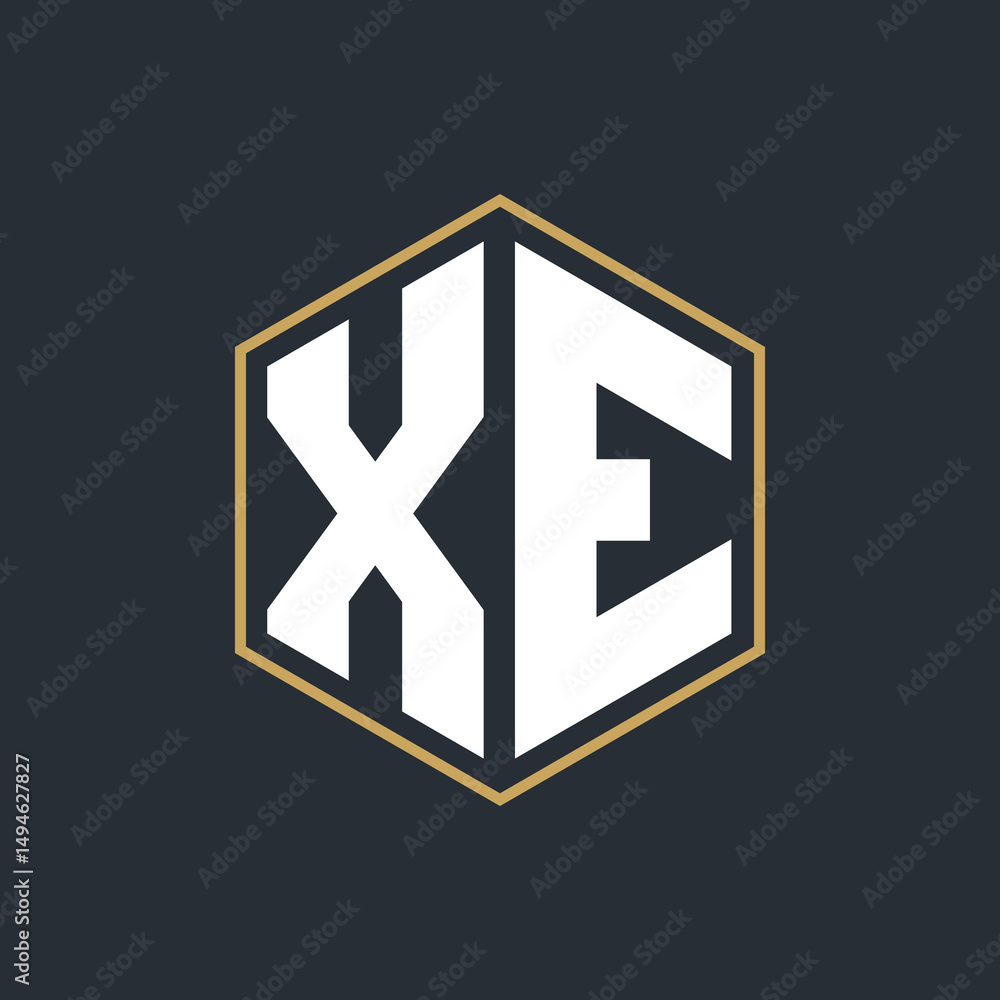 Modern Luxury Letter Monogram Logo with Polygon Frame Design
Modern Luxury Letter Monogram Logo with Polygon Frame Design