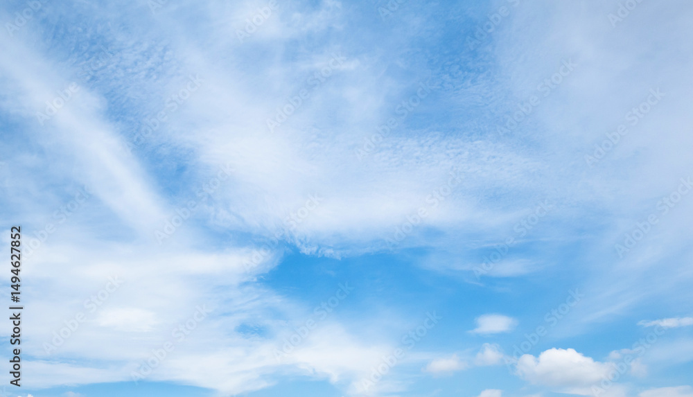 Fototapeta premium beautiful blue sky with clouds background