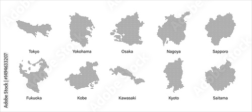 Japan city map