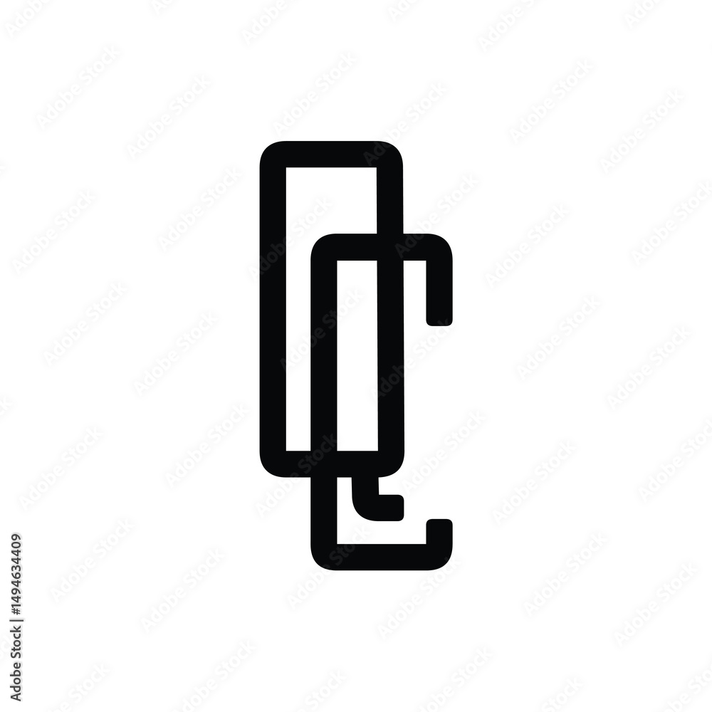 QC monogram logo design letter text name symbol monochrome logotype alphabet character simple logo QC monogram logo design letter text name symbol monochrome logotype alphabet character simple logo