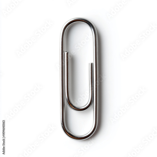 a paper clip is shown on a white surface