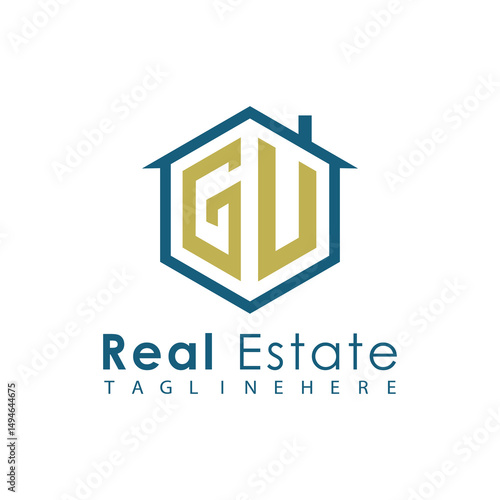 Modern Real Estate Logo – House, Apartment, Building, Architecture, Construction, Property Investment, Corporate Branding Design
