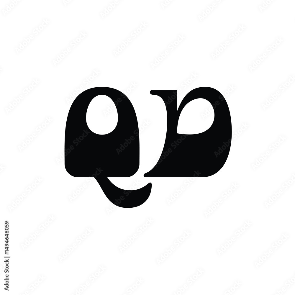 QD monogram logo design letter text name symbol monochrome logotype alphabet character simple logo QD monogram logo design letter text name symbol monochrome logotype alphabet character simple logo