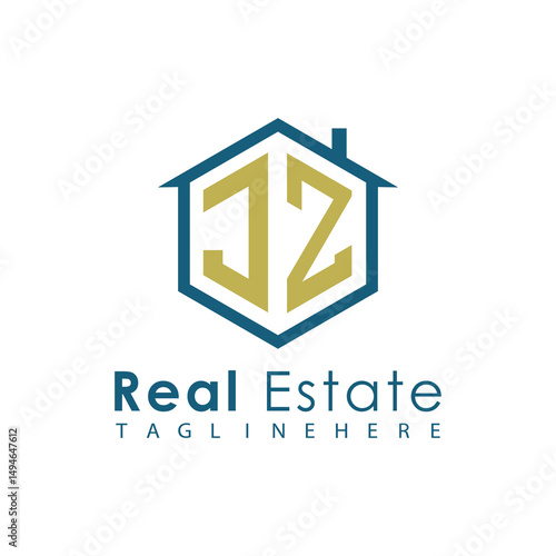 Modern Real Estate Logo – House, Apartment, Building, Architecture, Construction, Property Investment, Corporate Branding Design
