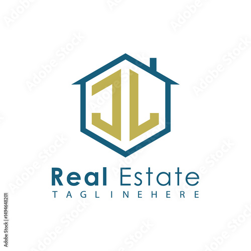 Modern Real Estate Logo – House, Apartment, Building, Architecture, Construction, Property Investment, Corporate Branding Design
