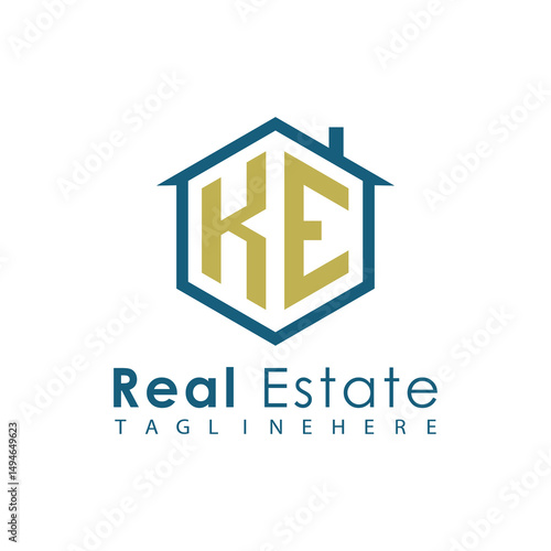 Modern Real Estate Logo – House, Apartment, Building, Architecture, Construction, Property Investment, Corporate Branding Design
