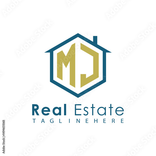Modern Real Estate Logo – House, Apartment, Building, Architecture, Construction, Property Investment, Corporate Branding Design
