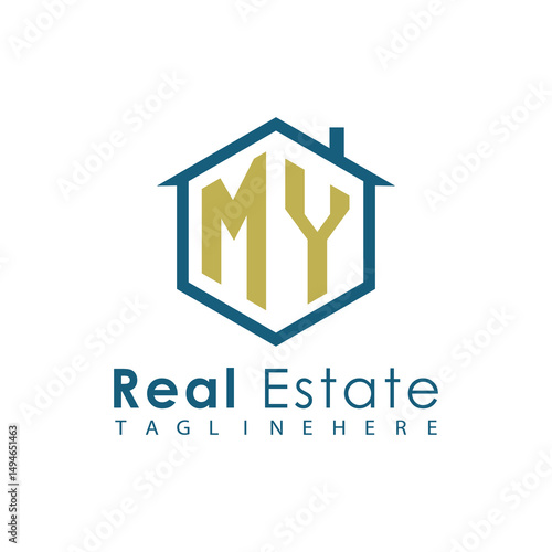 Modern Real Estate Logo – House, Apartment, Building, Architecture, Construction, Property Investment, Corporate Branding Design
