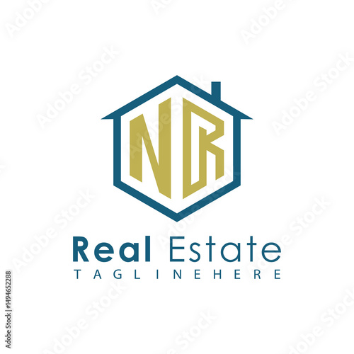 Modern Real Estate Logo – House, Apartment, Building, Architecture, Construction, Property Investment, Corporate Branding Design
