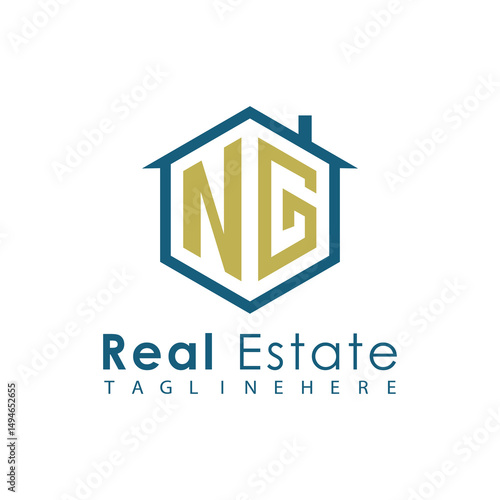 Modern Real Estate Logo – House, Apartment, Building, Architecture, Construction, Property Investment, Corporate Branding Design
