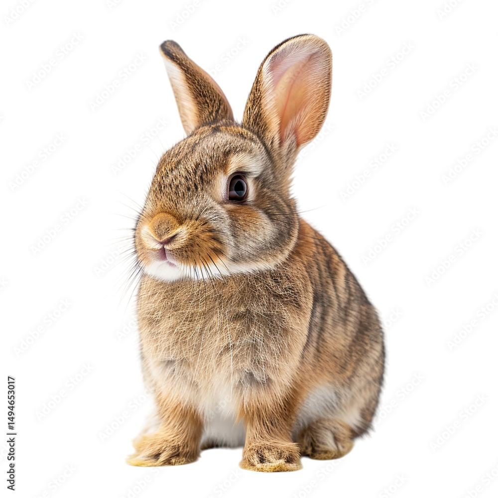 Obraz premium rabbit isolated on white Transparent Background
