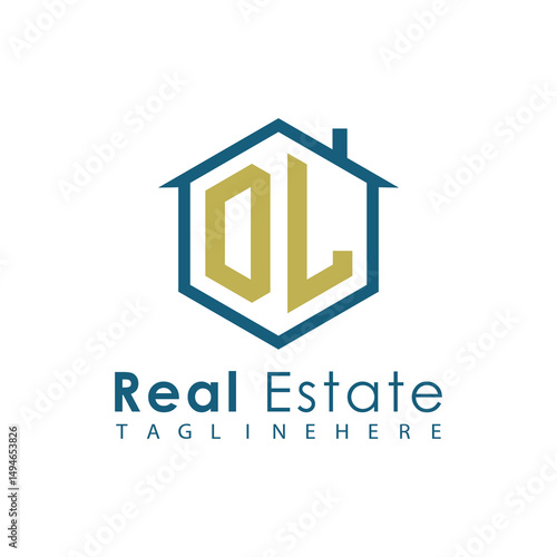 Modern Real Estate Logo – House, Apartment, Building, Architecture, Construction, Property Investment, Corporate Branding Design
