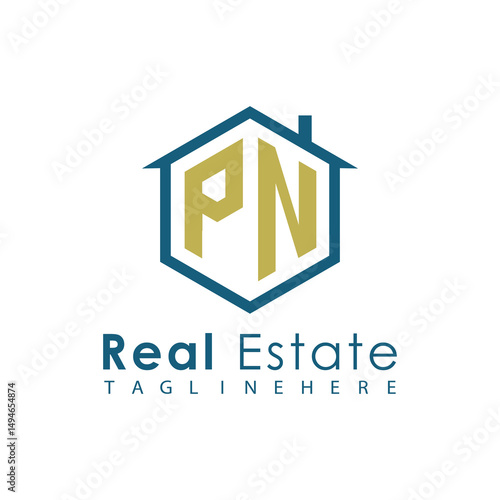 Modern Real Estate Logo – House, Apartment, Building, Architecture, Construction, Property Investment, Corporate Branding Design
