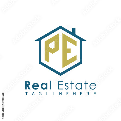 Modern Real Estate Logo – House, Apartment, Building, Architecture, Construction, Property Investment, Corporate Branding Design
