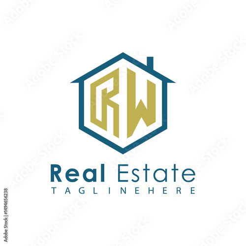 Modern Real Estate Logo – House, Apartment, Building, Architecture, Construction, Property Investment, Corporate Branding Design
