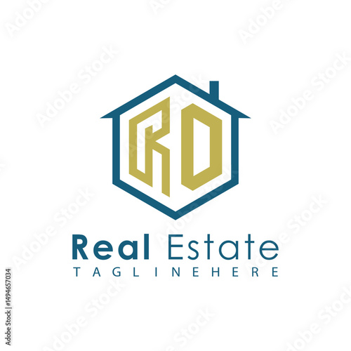 Modern Real Estate Logo – House, Apartment, Building, Architecture, Construction, Property Investment, Corporate Branding Design
