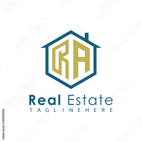 Modern Real Estate Logo – House, Apartment, Building, Architecture, Construction, Property Investment, Corporate Branding Design
