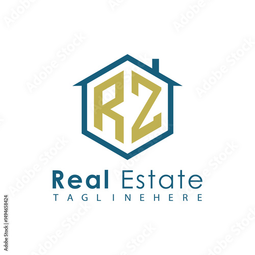 Modern Real Estate Logo – House, Apartment, Building, Architecture, Construction, Property Investment, Corporate Branding Design

