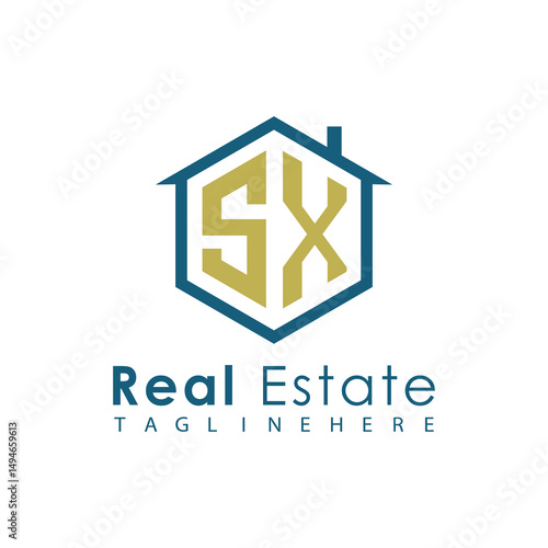 Modern Real Estate Logo – House, Apartment, Building, Architecture, Construction, Property Investment, Corporate Branding Design
