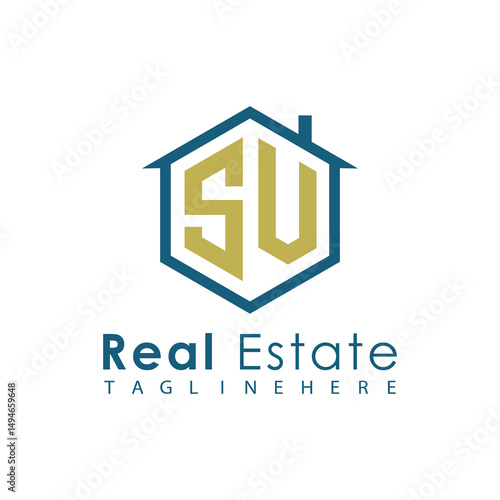 Modern Real Estate Logo – House, Apartment, Building, Architecture, Construction, Property Investment, Corporate Branding Design

