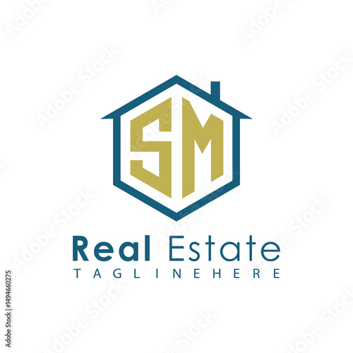 Modern Real Estate Logo – House, Apartment, Building, Architecture, Construction, Property Investment, Corporate Branding Design
