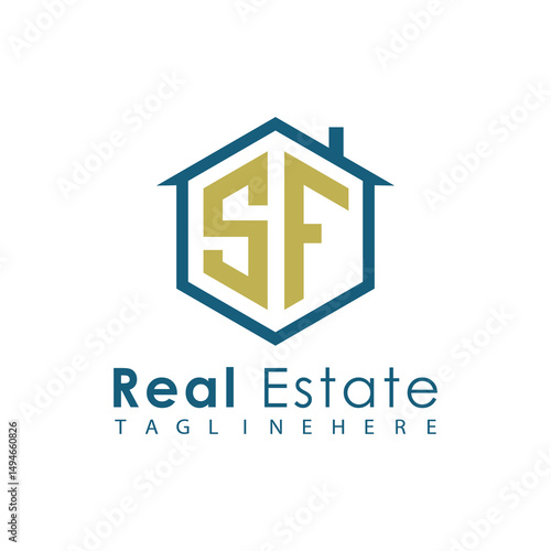 Modern Real Estate Logo – House, Apartment, Building, Architecture, Construction, Property Investment, Corporate Branding Design
