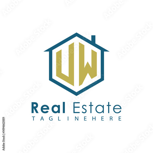 Modern Real Estate Logo – House, Apartment, Building, Architecture, Construction, Property Investment, Corporate Branding Design

