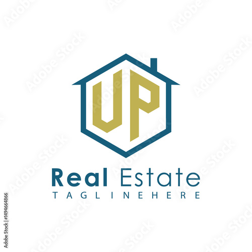Modern Real Estate Logo – House, Apartment, Building, Architecture, Construction, Property Investment, Corporate Branding Design
