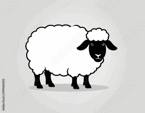 Wallpaper Mural Adorable Sheep Clipart Graphics Perfect for Farm Themes Children's Books and Cute Designs Torontodigital.ca