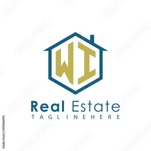 Modern Real Estate Logo – House, Apartment, Building, Architecture, Construction, Property Investment, Corporate Branding Design
