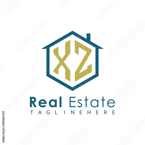 Modern Real Estate Logo – House, Apartment, Building, Architecture, Construction, Property Investment, Corporate Branding Design
