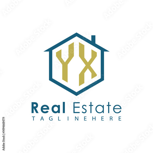 Modern Real Estate Logo – House, Apartment, Building, Architecture, Construction, Property Investment, Corporate Branding Design
