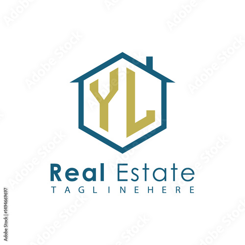 Modern Real Estate Logo – House, Apartment, Building, Architecture, Construction, Property Investment, Corporate Branding Design
