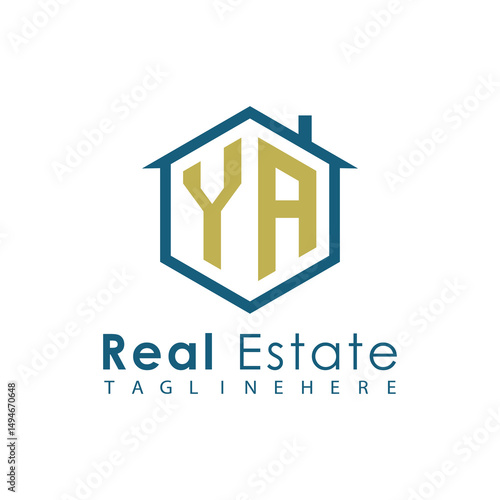 Modern Real Estate Logo – House, Apartment, Building, Architecture, Construction, Property Investment, Corporate Branding Design
