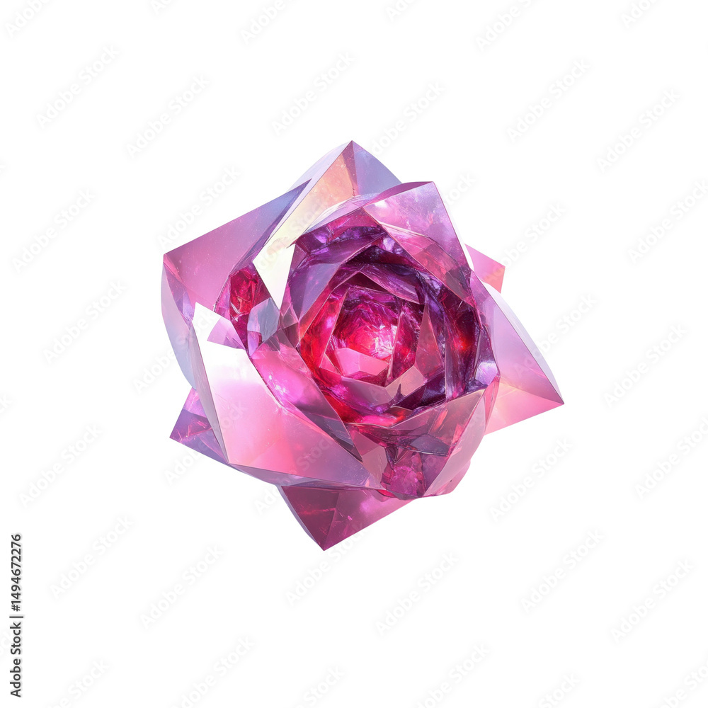 Crystalline Rose A Facet of Beauty Crystalline Rose A Facet of Beauty
