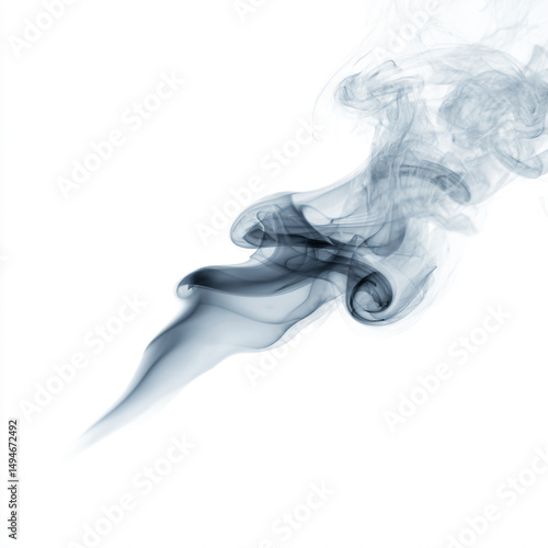 a smoke cloud is shown in the air